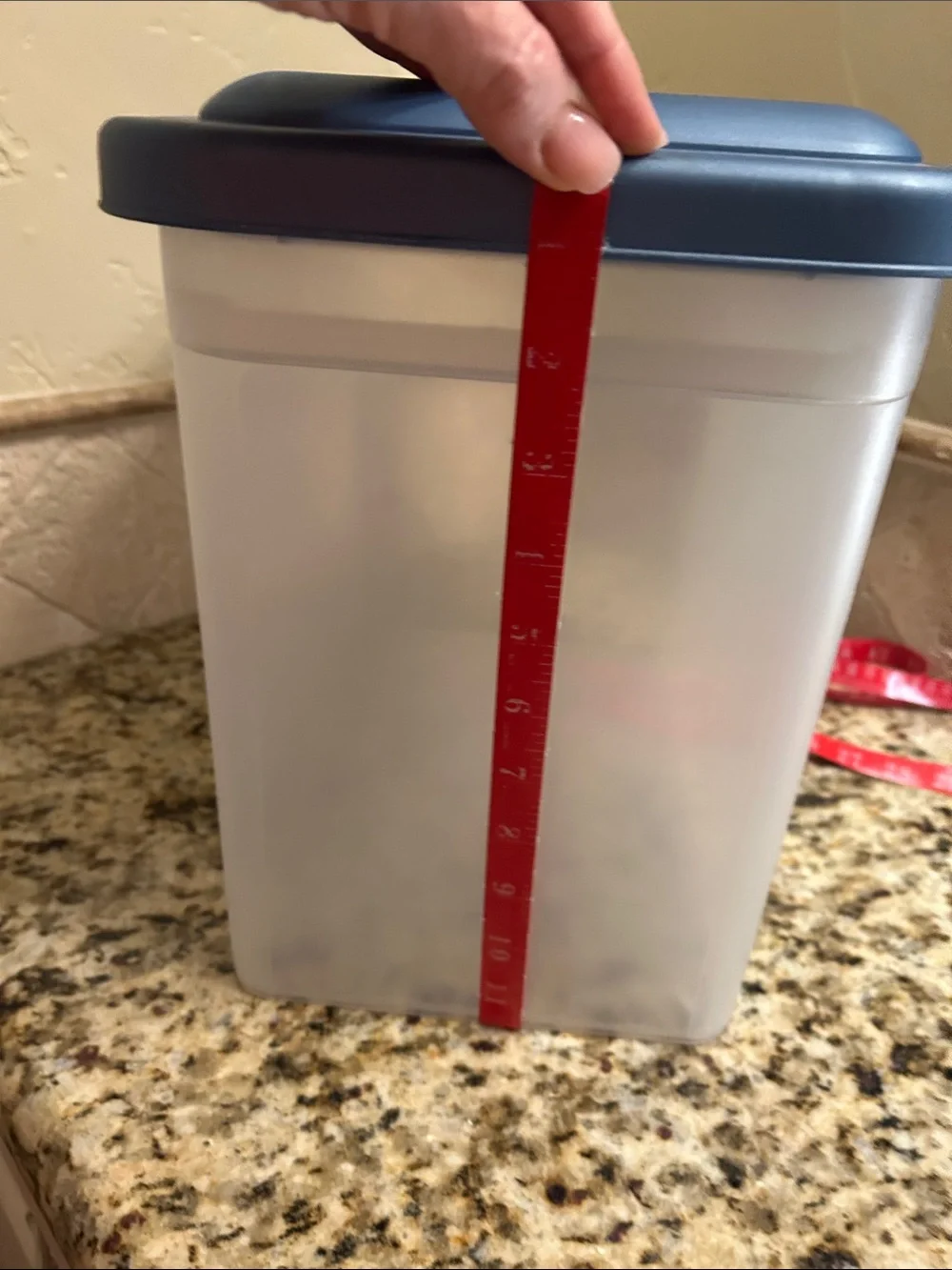 Sterilite Storage Lid with Gold Handle Accent